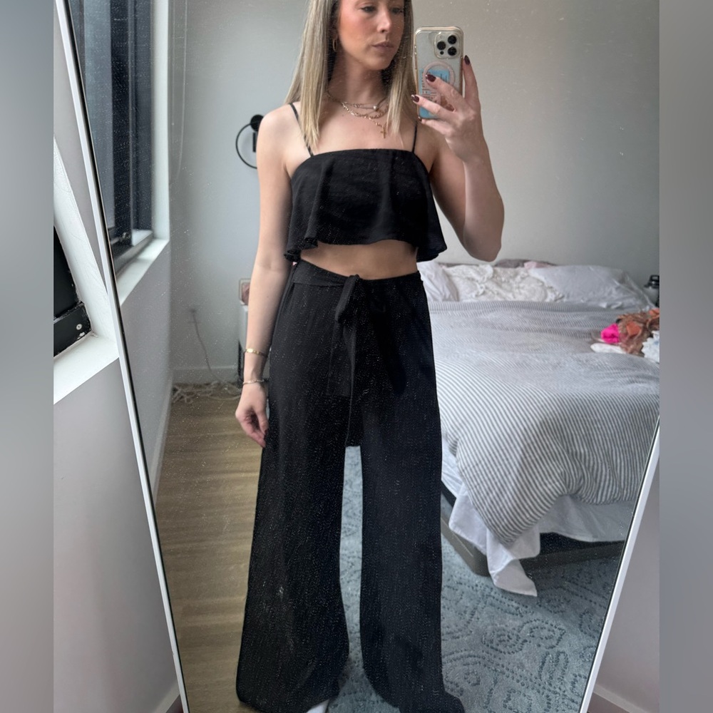 Black Two Piece Set